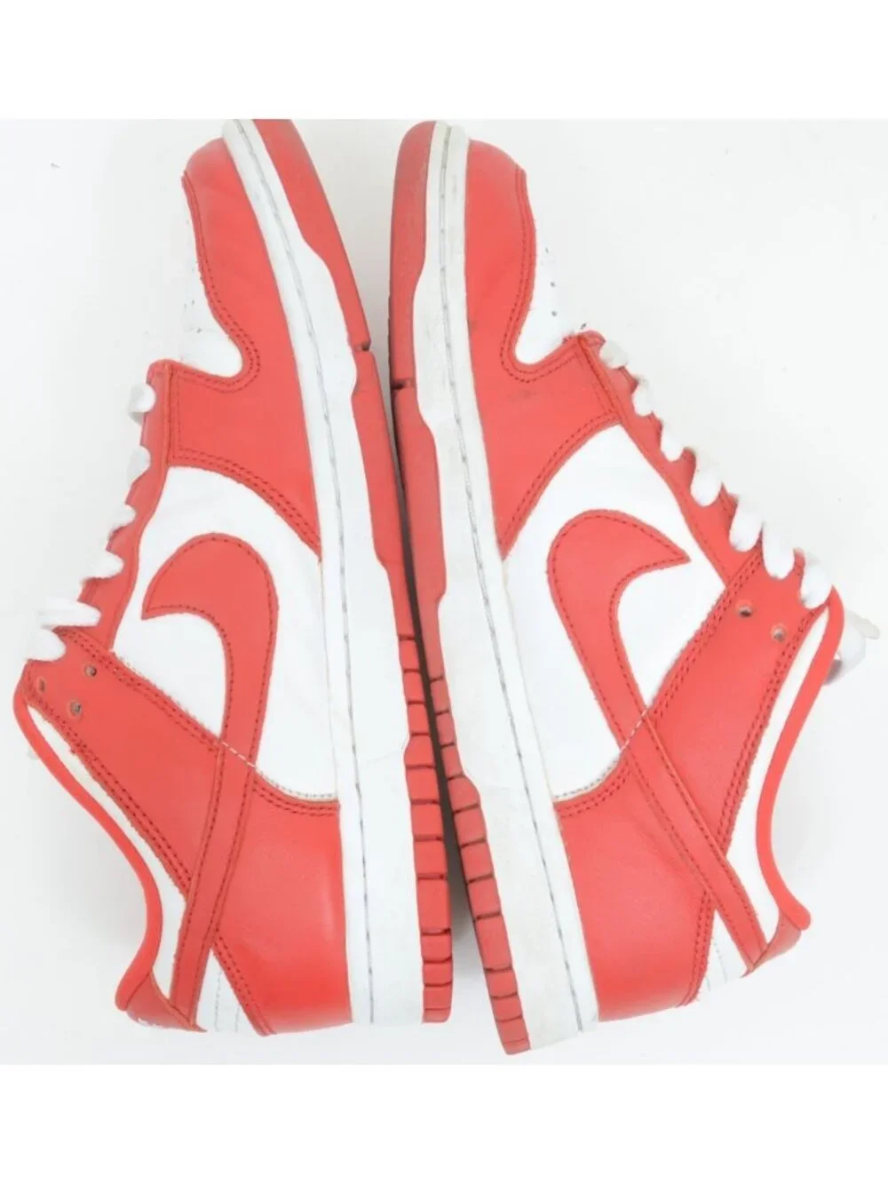 Nike Dunk Low Retro Men's 7 Womens 8.5 Sneakers White/University Red